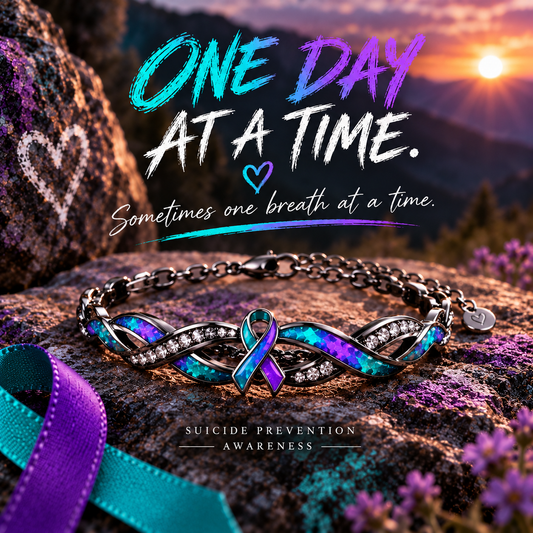 One Day at a Time Suicide Prevention Bracelet